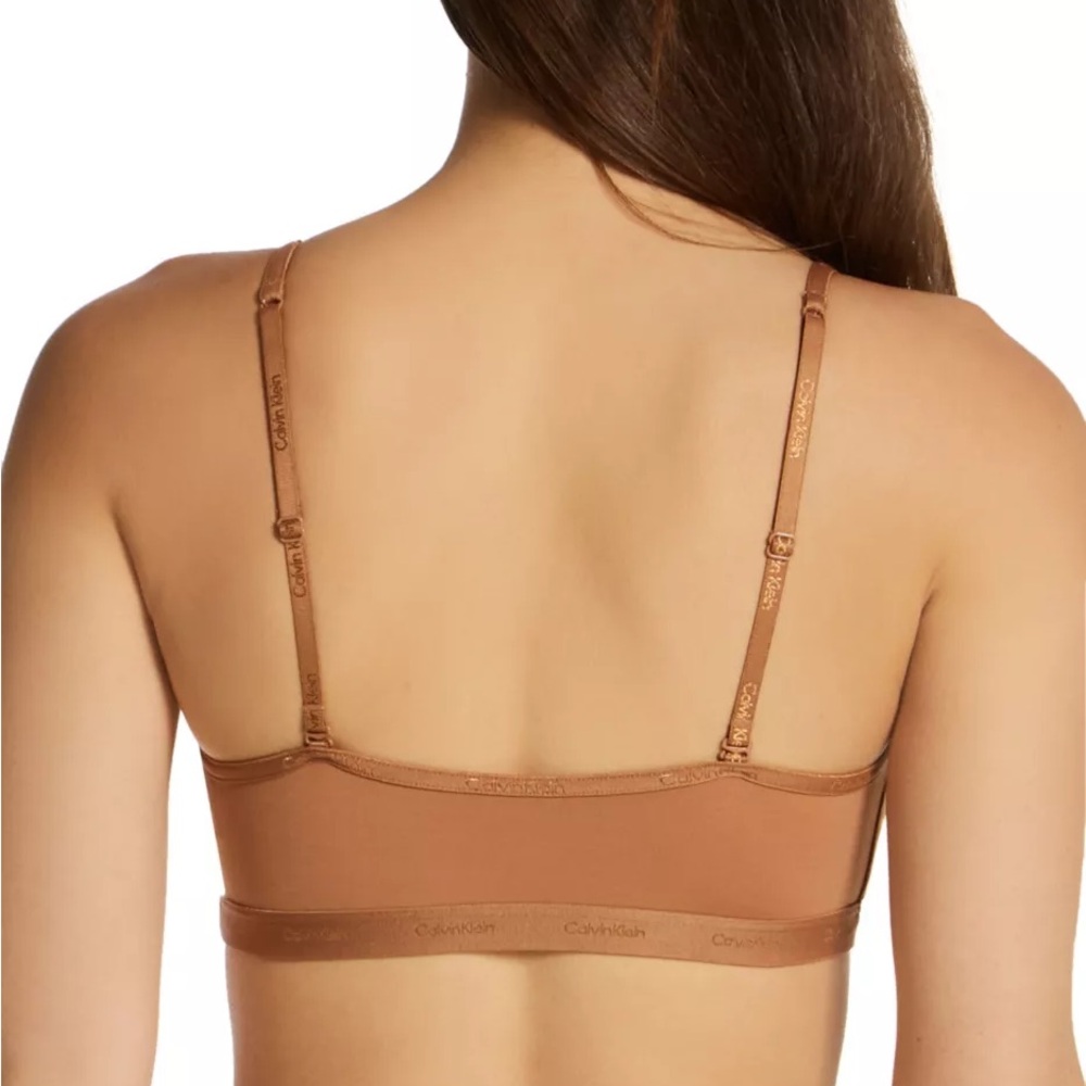 Calvin Klein Form to Body Unlined Bralette - Picture 3 of 4
